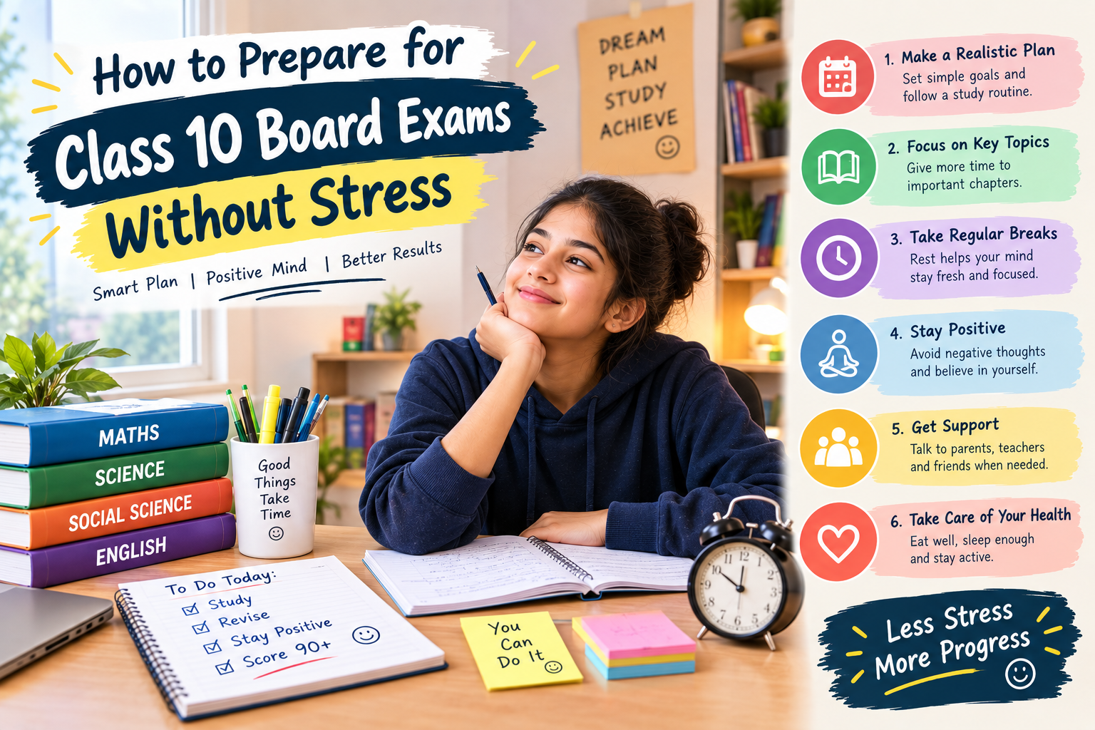 How to Prepare for Class 10 Board Exams Without Stress